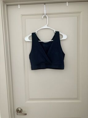 Pact Organic Cotton Blue Sports bra Size L